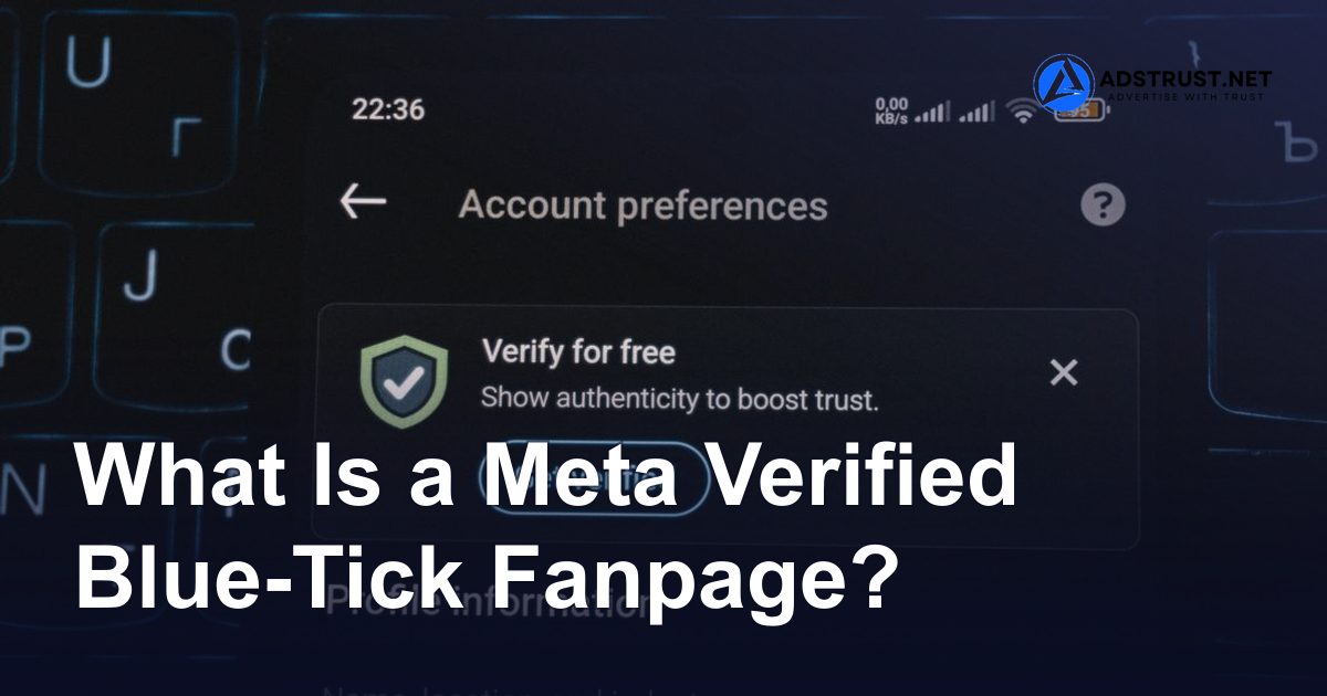 meta verified blue tick fanpage